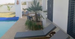 Ngaparou belle villa contemporaine de 5 chambres avec piscine