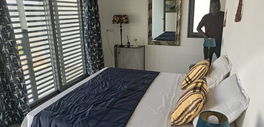 Ngaparou belle villa contemporaine de 5 chambres avec piscine