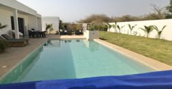 Ngaparou belle villa contemporaine de 5 chambres avec piscine