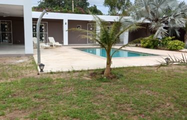 Ngaparou – Villa contemporaine plain pied 4 chambres avec piscine à vendre.BV474.