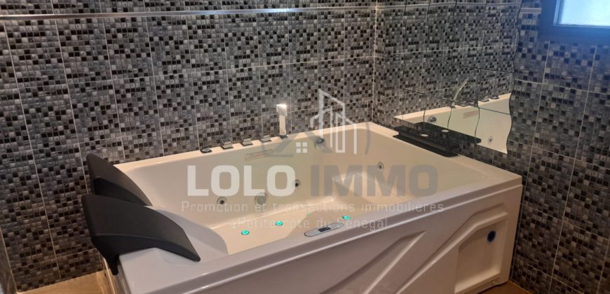 NGUERIGNE/Sinthiane : Villa contemporaine plain pied avec piscine à vendre