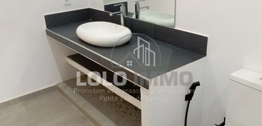 Sinthiane/Nguérigne – Villa plain-pied neuve 3 chambres avec piscine à vendre.