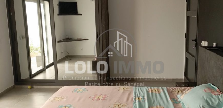 Sinthiane/Nguérigne – Villa plain-pied neuve 3 chambres avec piscine à vendre.