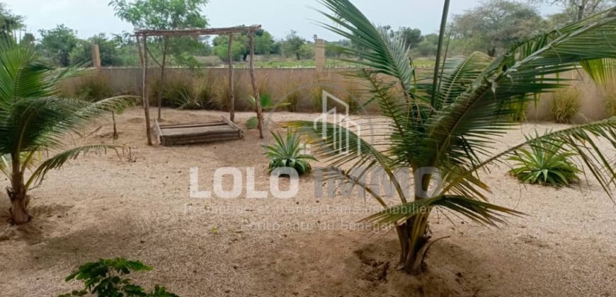 Yayem/ Sine Saloum  – magnifique maison d’architecte de 4 chambres  avec piscine à vendre