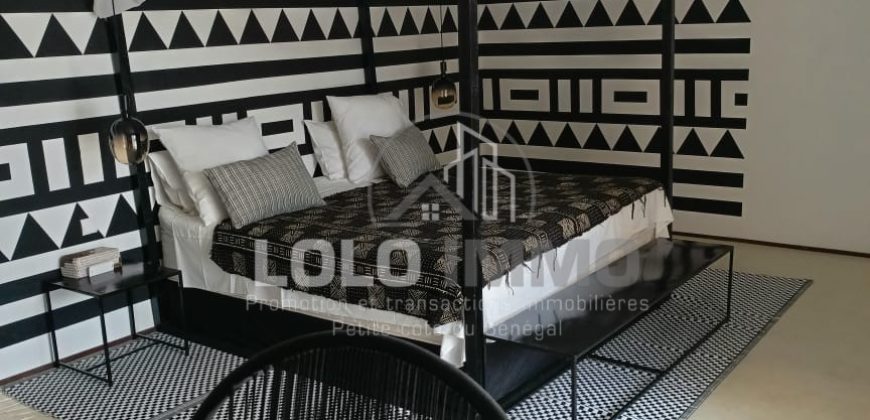 Yayem/ Sine Saloum  – magnifique maison d’architecte de 4 chambres  avec piscine à vendre