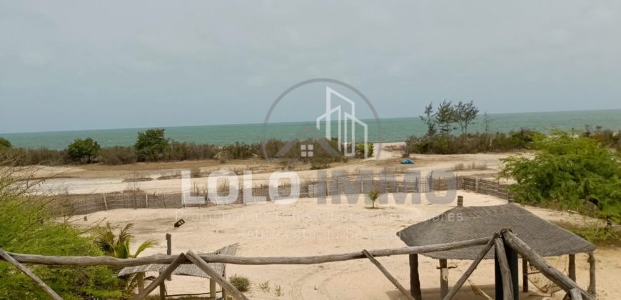 Palmarin – Belle propriété avec sa villa sur 5 959 m2 en bordure de plage à vendre.