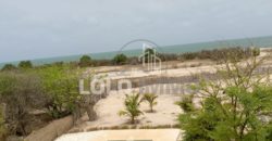 Palmarin – Belle propriété avec sa villa sur 5 959 m2 en bordure de plage à vendre.