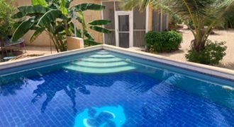 Saly- Villa en Titre foncier individuel  de 3 chambres en résidence avec piscine privée