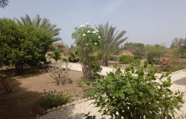 Mbodiene – Villa et sa dépendance sur une parcelle de 1600m2 à vendre.