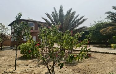 Mbodiene – Villa et sa dépendance sur une parcelle de 1600m2 à vendre.