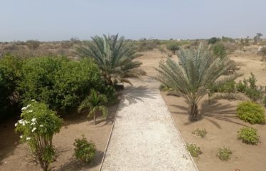 Mbodiene – Villa et sa dépendance sur une parcelle de 1600m2 à vendre.