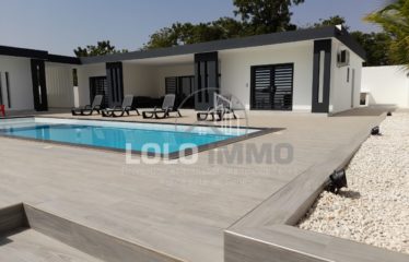 Nguérigne – Villa contemporaine neuve 4 chambres avec piscine à louer (longue durée).BV447.