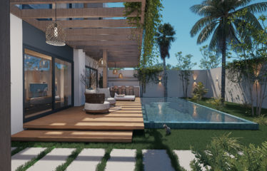 Ngaparou – Villa R+1 contemporaine neuve 3 chambres avec piscine à vendre.BV450.