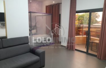 Ngaparou – Appartement T1 meublé dans résidence privée à louer (location longue durée).BV441.