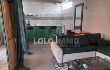 Ngaparou – T2 meublé dans résidence privée à louer (location longue durée).BV442.