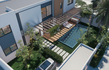 Ngaparou – Villa R+1 contemporaine neuve 3 chambres avec piscine à vendre.BV450.