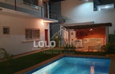 Nguérigne – Villa Maison d&rsquo;hôtes (4 studios indépendants) avec piscine à louer.BV504.