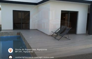 Nguérigne – « PROMOTION » Villa 3 chambres avec piscine à vendre.BV505.