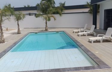 Nguérigne – Villa contemporaine 3 chambres dont 1 indépendante avec piscine à louer.BV536.